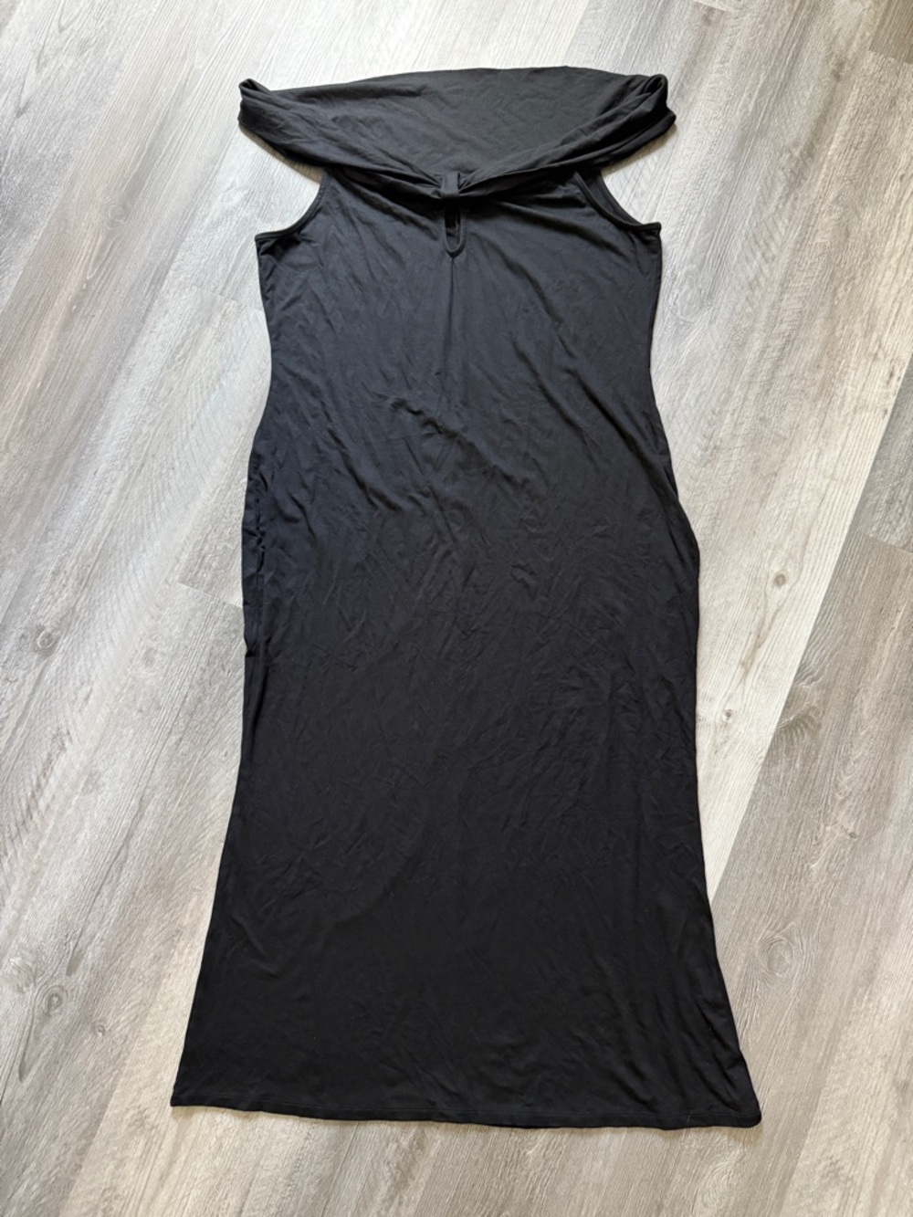 ASOS Design Curve Black Off Shoulder Dress 18 Plus Size - Picture 7 of 11